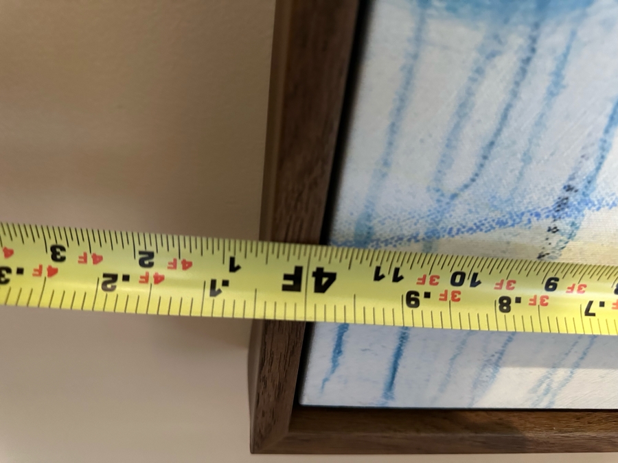 Modern Canvas Print Titled 'Emotion Flow II' By Guseul Park 47 X 62 Framed [CR] Retails $1,459 [Photo 6]