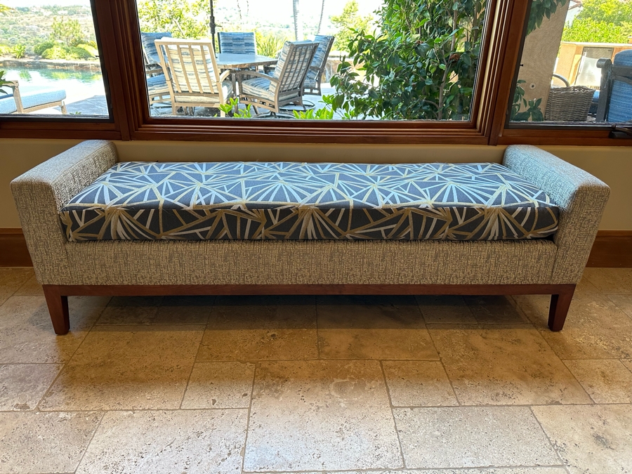 Upholstered Modern Bench 6'W X 1'9'D X 1'11'H [CR] [Photo 3]