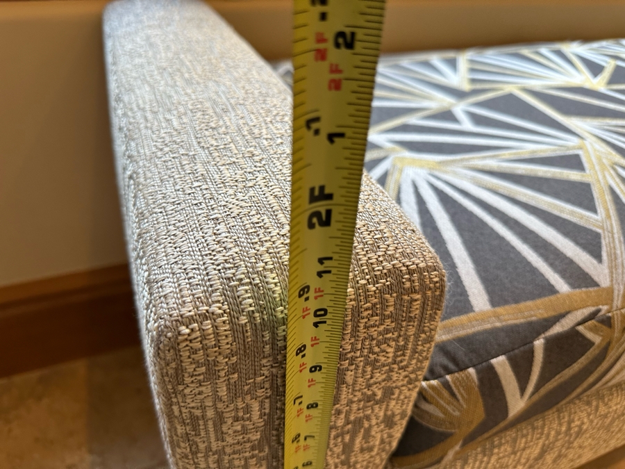 Upholstered Modern Bench 6'W X 1'9'D X 1'11'H [CR] [Photo 7]