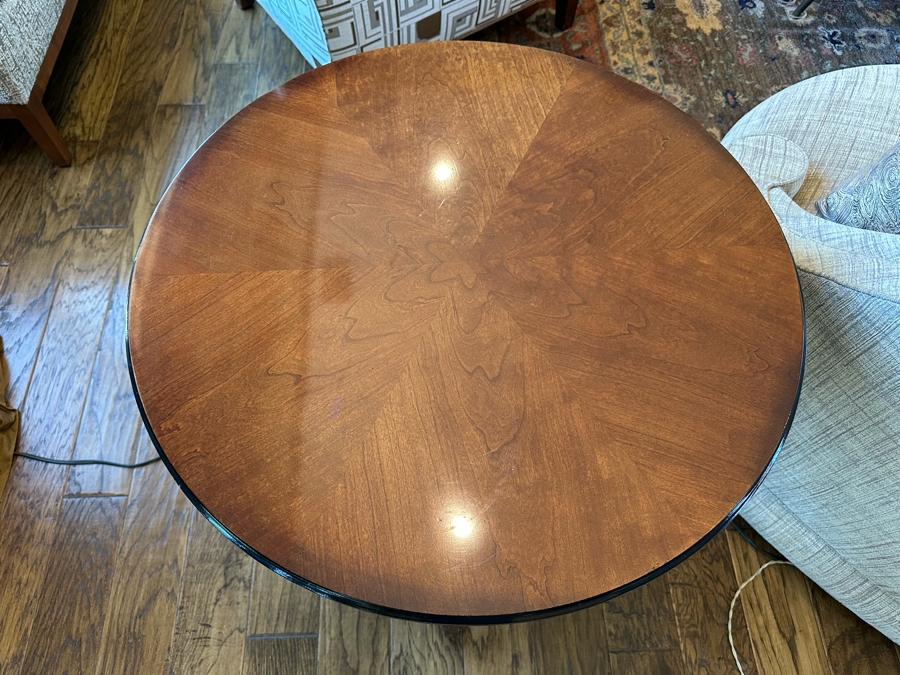 Pair Of Wooden 2-Tier Side Tables By 2'4'W X 2'3.5'H [CR] [Photo 4]