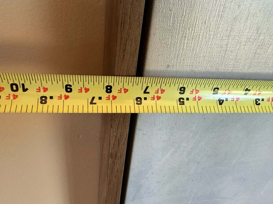 Large Modern Abstract Canvas Print By Sarah Stockstill Titled Detroit 54 X 72 Framed [CR] [Photo 8]