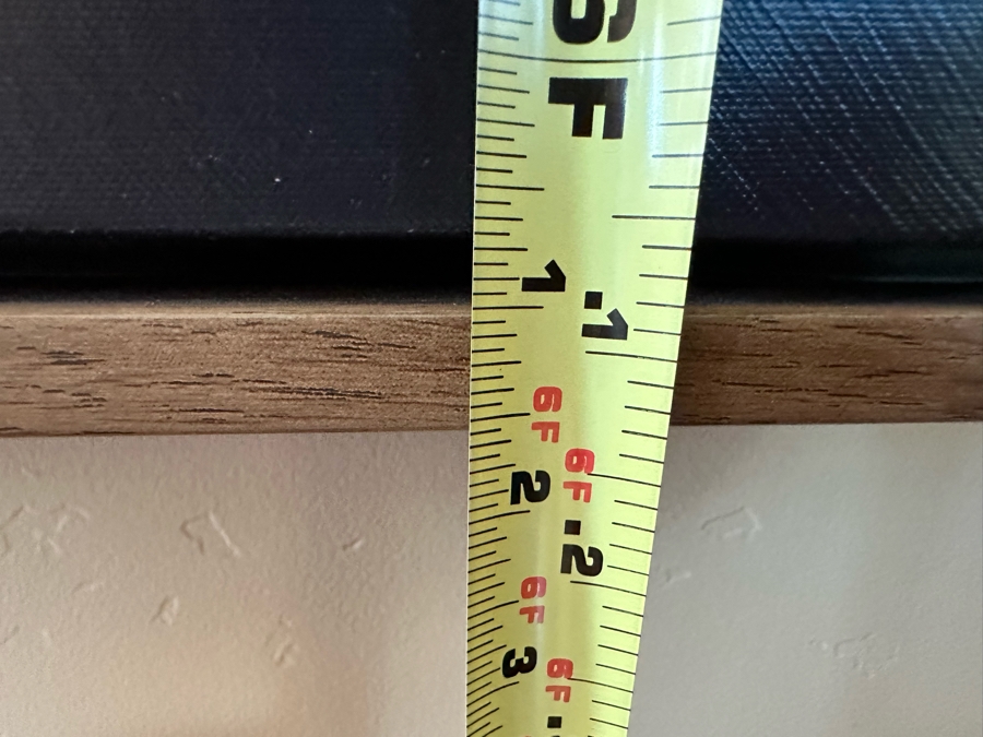 Large Modern Abstract Canvas Print By Sarah Stockstill Titled Detroit 54 X 72 Framed [CR] [Photo 9]