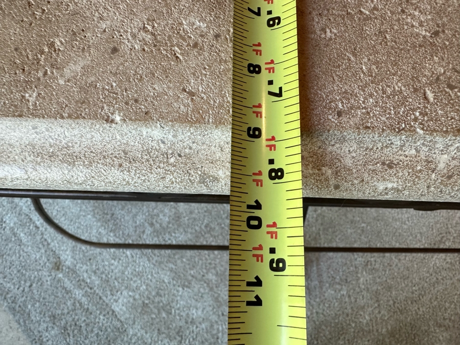 Sofa Table With Metal Base 4'9.5'W X 1'10'D X 2'11'H [CR] [Photo 10]