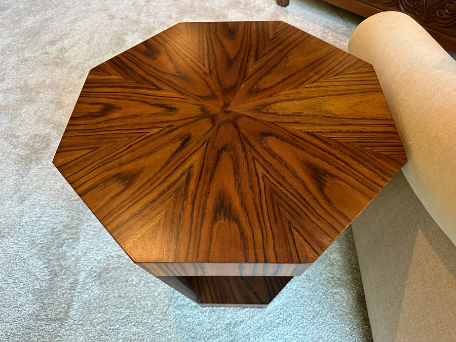 Modern 2-Tier Side Table 2'2'W X 2'2'H [CR] [Photo 7]