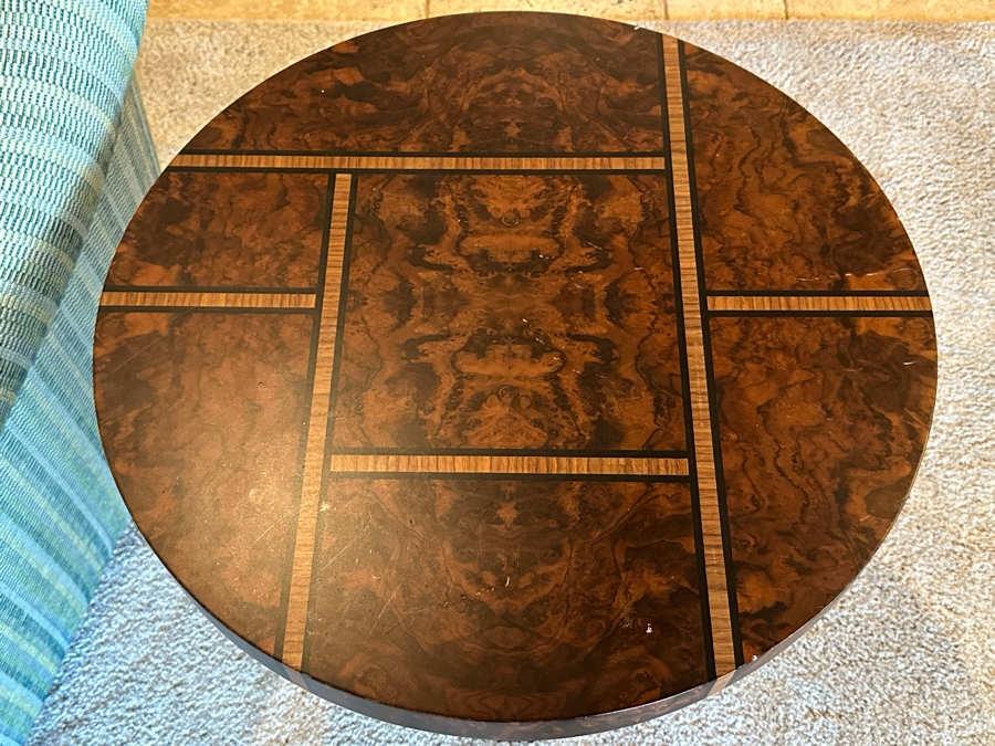 Modern Round Side Table 2'1'W X 2'1'H [CR] [Photo 2]