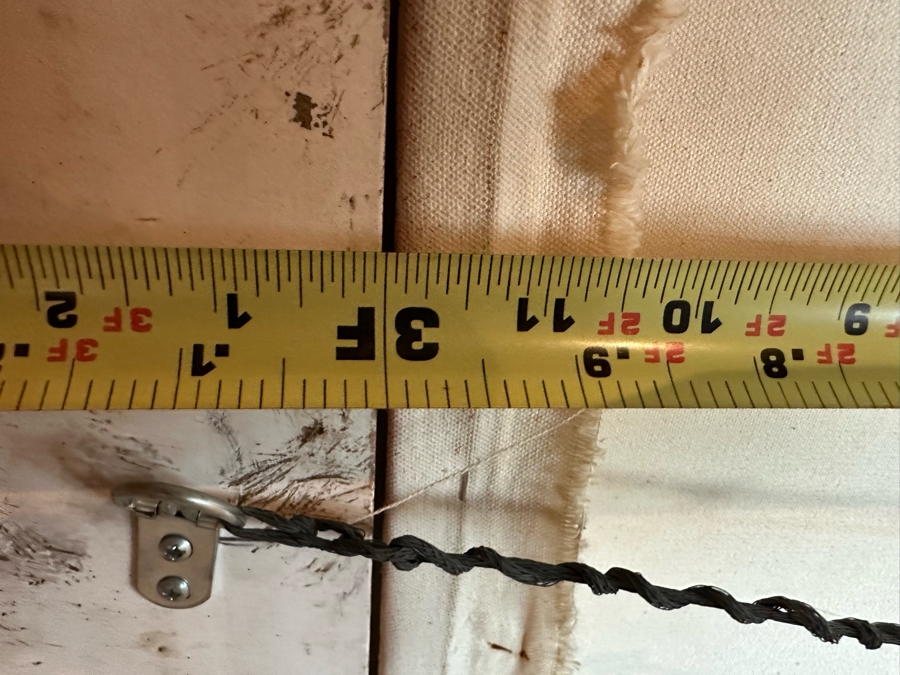 Alex Rovandi (b. 1943, Italian) Original Painting On Canvas Titled 'Blown Away' 3' X 4' Framed 3'9' X 4'9' [CR] [Photo 14]