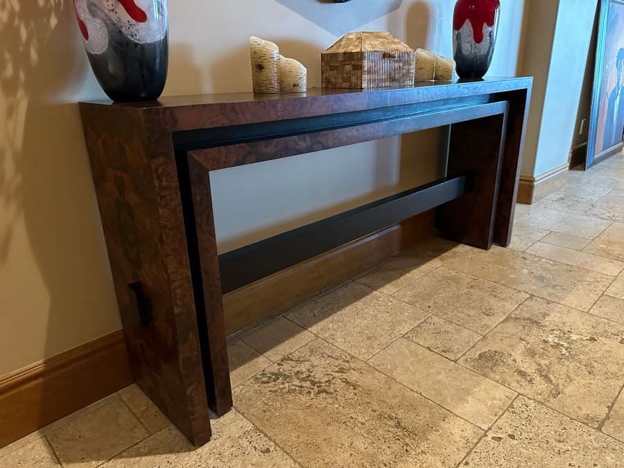 Modern Sofa Console Table 6'W X 1'2'D X 2'8.5'H [CR] [Photo 5]