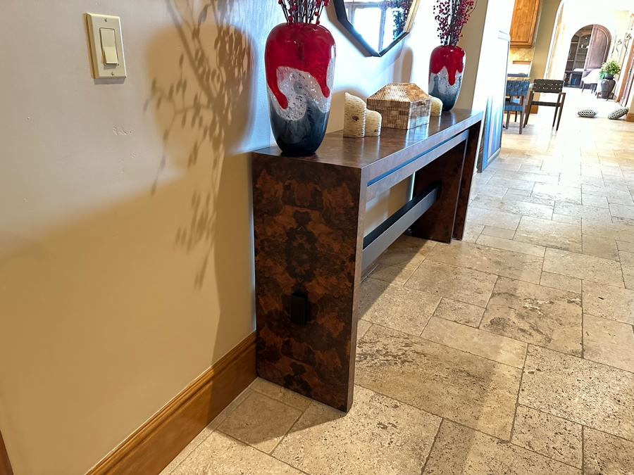 Modern Sofa Console Table 6'W X 1'2'D X 2'8.5'H [CR] [Photo 6]