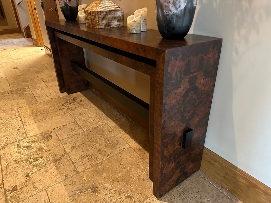 Modern Sofa Console Table 6'W X 1'2'D X 2'8.5'H [CR] [Photo 2]