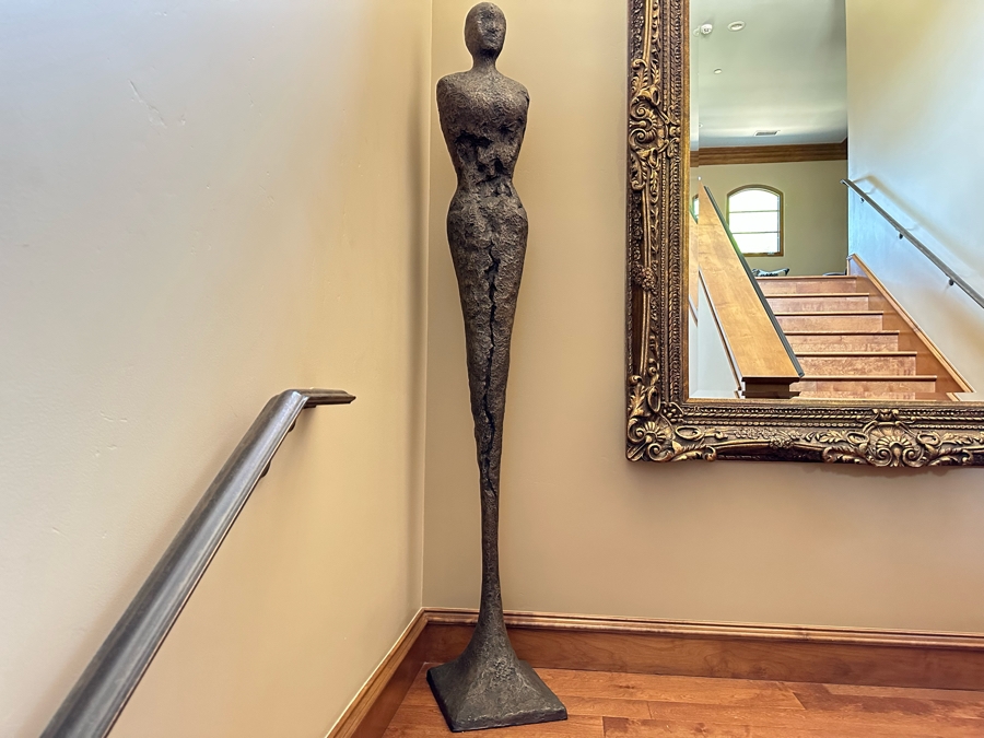 Tall Resin Freestanding Figure Sculpture 7'H [CR] [Photo 1]