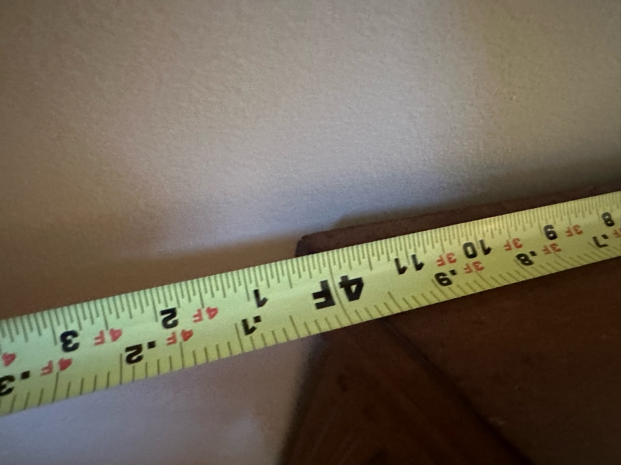 Wooden Cabinet Side Table 4'W X 1'5'D X 2'10'H [CR] [Photo 6]