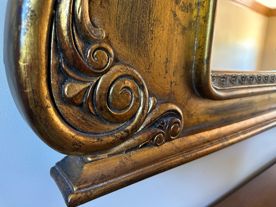 Gold Tone Wall Mirror The Classique Collection Hampton 46 X 47 [CR] [Photo 6]