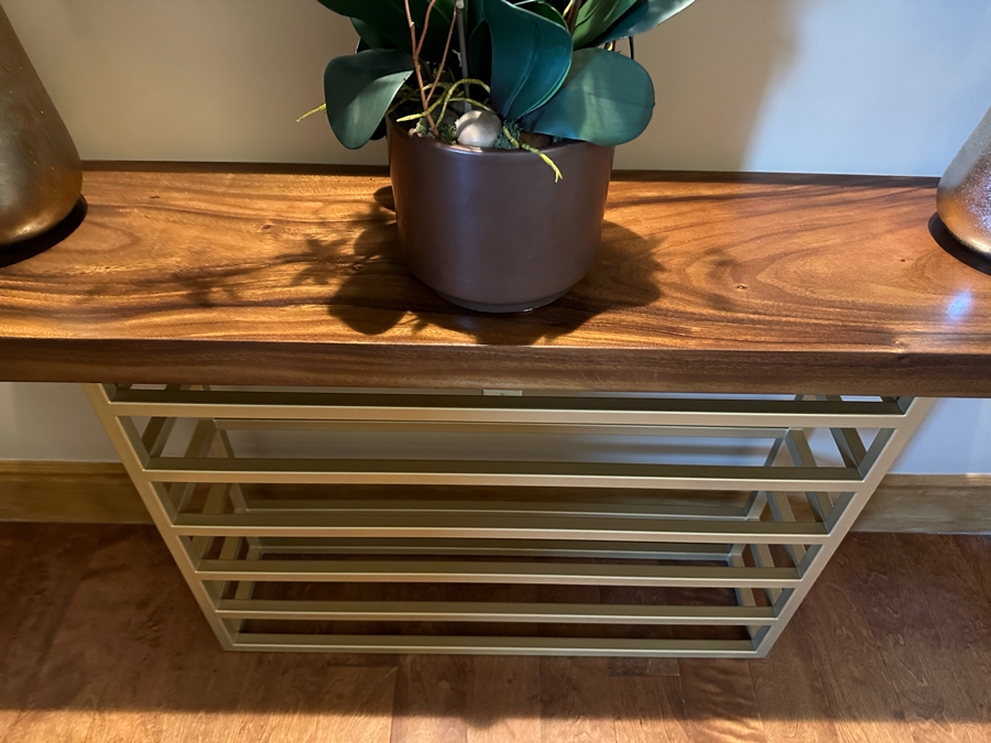 Modern Console Sofa Table 4'7'W X 1'2'D X 2'8'H [CR] [Photo 3]