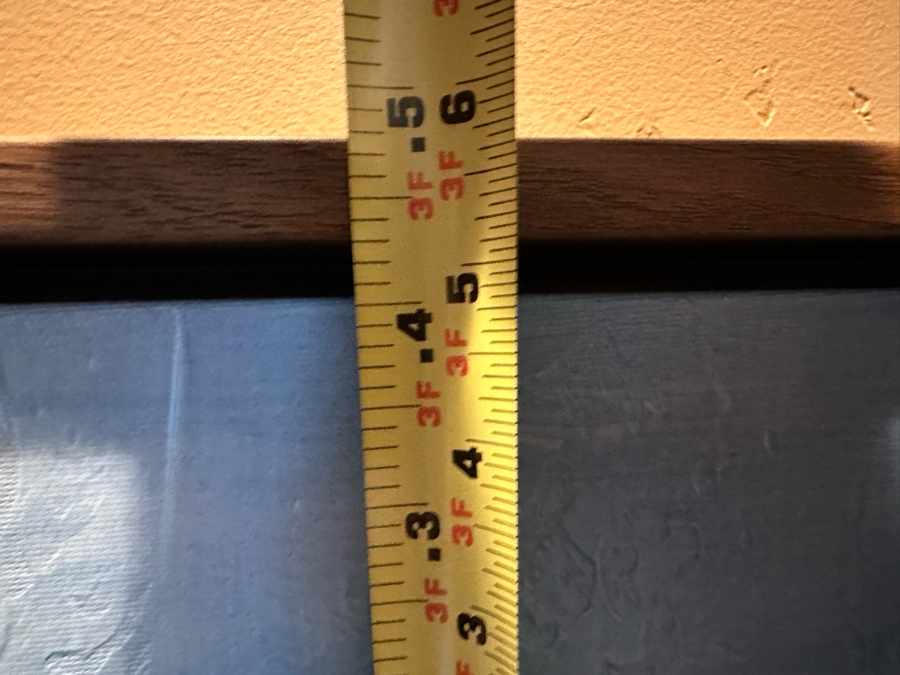 Modern Abstract Canvas Print By James Pratt Titled 'Reflections On The Copper River' 40 X 40 Framed [CR] [Photo 10]