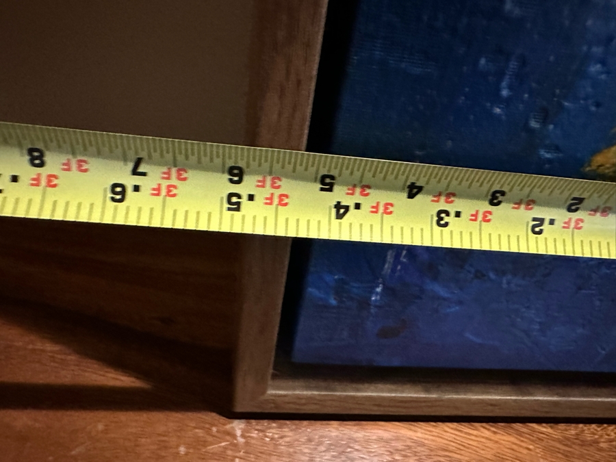 Modern Abstract Canvas Print By James Pratt Titled 'Reflections On The Copper River' 40 X 40 Framed [CR] [Photo 9]