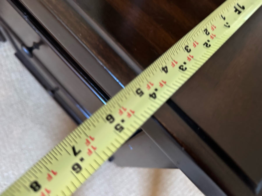 Seven Drawer Chest Of Drawers Dresser 5'6'W X 1'8'D X 3'3'H And Matching Nightstand 2'3'W X 1'5'D X 2'5'D By Millennium Ashley [CR] [Photo 11]