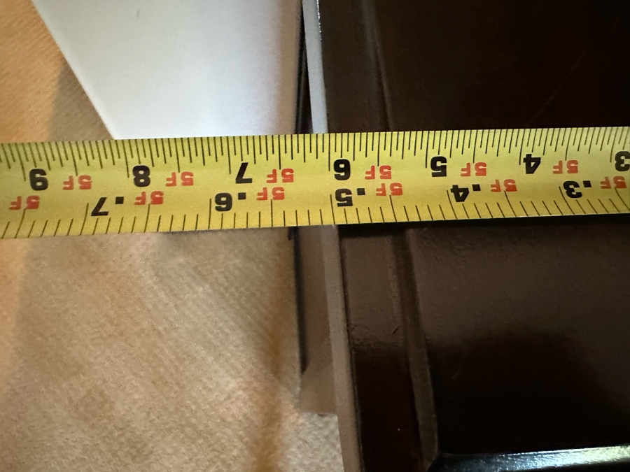 Seven Drawer Chest Of Drawers Dresser 5'6'W X 1'8'D X 3'3'H And Matching Nightstand 2'3'W X 1'5'D X 2'5'D By Millennium Ashley [CR] [Photo 7]