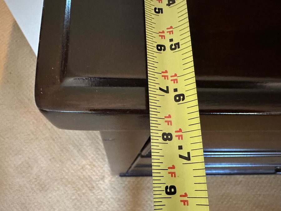 Seven Drawer Chest Of Drawers Dresser 5'6'W X 1'8'D X 3'3'H And Matching Nightstand 2'3'W X 1'5'D X 2'5'D By Millennium Ashley [CR] [Photo 8]