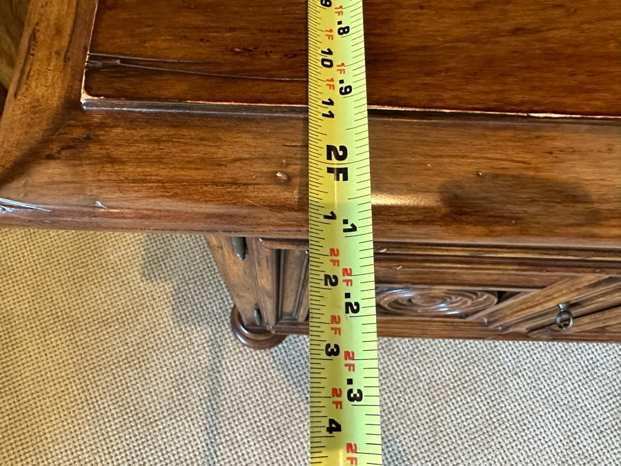 Wooden Credenza Cabinet With Three Doors 5'W X 2'1'D X 2'10'H [CR] [Photo 7]