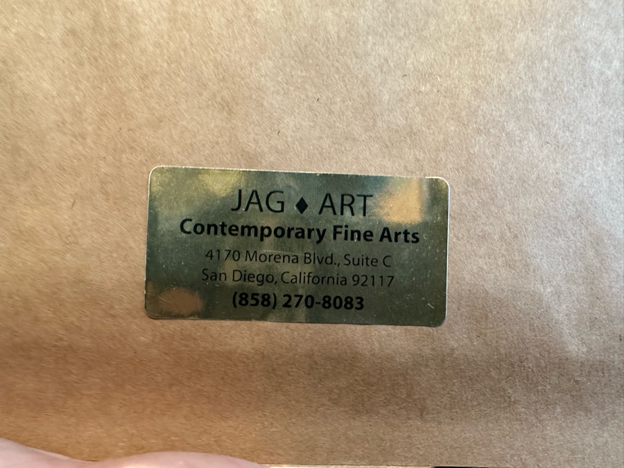 Pair Of Modern Canvas Prints 2'6' X 2'6' [CR] [Photo 9]