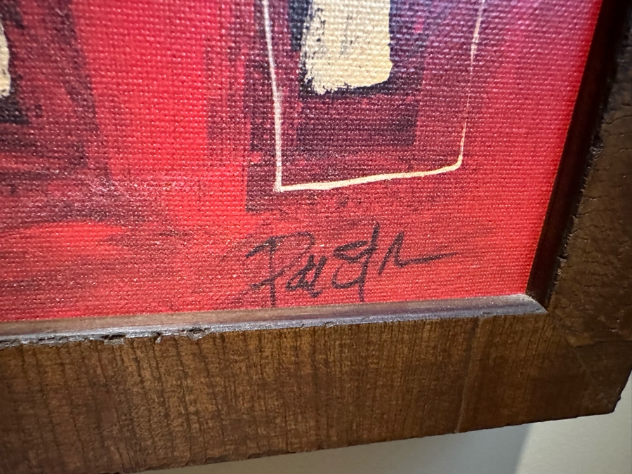 Pair Of Modern Canvas Prints 2'6' X 2'6' [CR] [Photo 5]