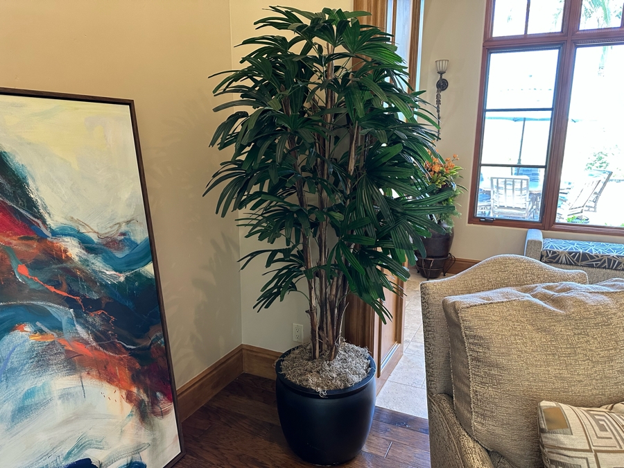 Indoor Artificial Bamboo Tree 1'7'W X 6'6'H [CR]