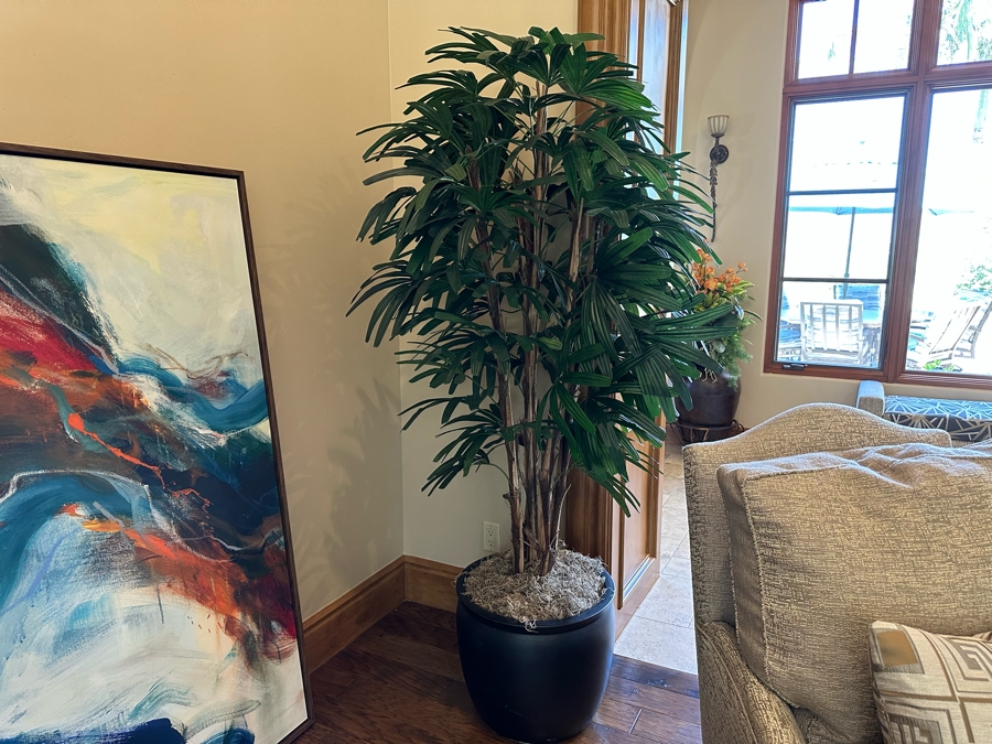 Indoor Artificial Bamboo Tree 1'7'W X 6'6'H [CR] [Photo 2]