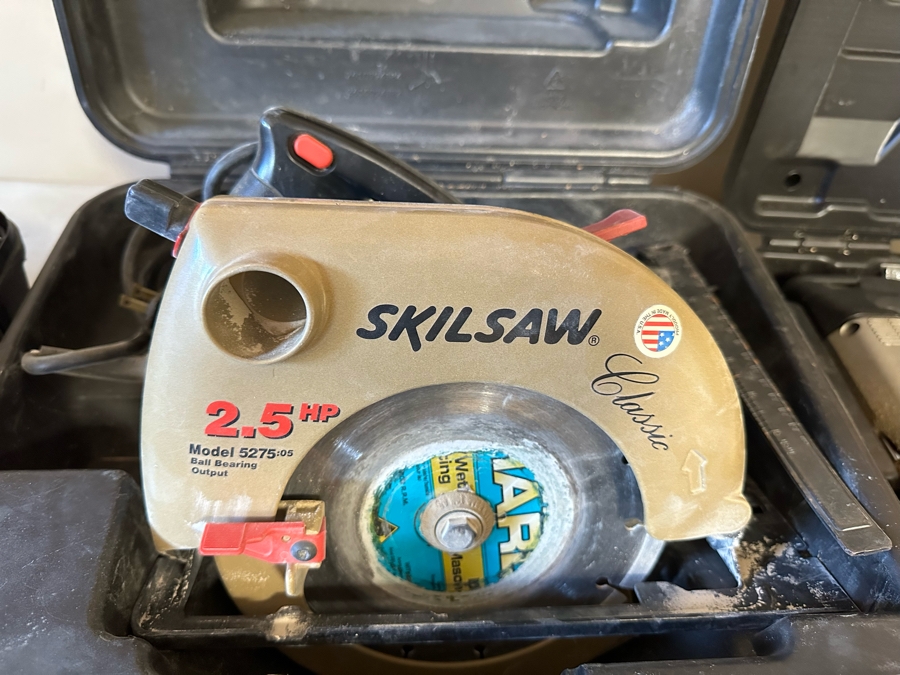 Power Tool Lot Featuring Pair Of Skilsaws, Reciprocating Saw & Craftsman Jigsaw [CR] [Photo 4]
