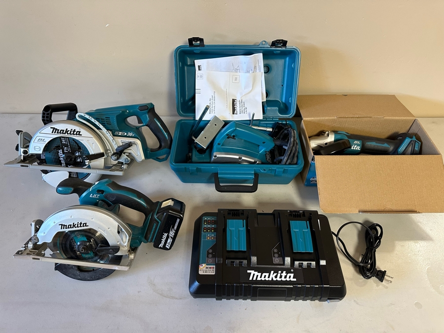 Power Tool Lot Featuring Makita Power Tools Some New - See Photos [CR] [Photo 1]