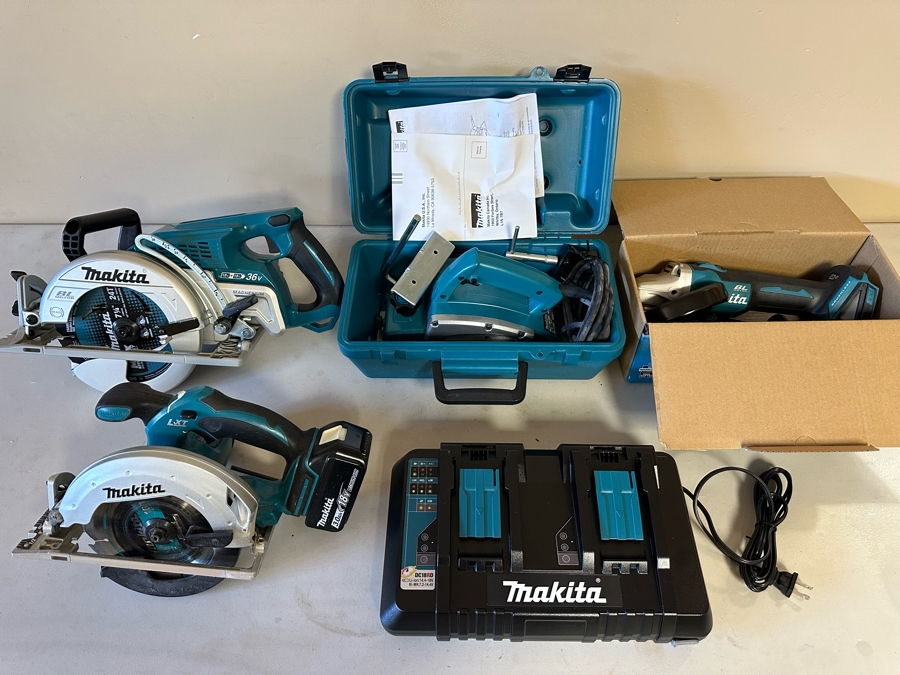 Power Tool Lot Featuring Makita Power Tools Some New - See Photos [CR] [Photo 2]