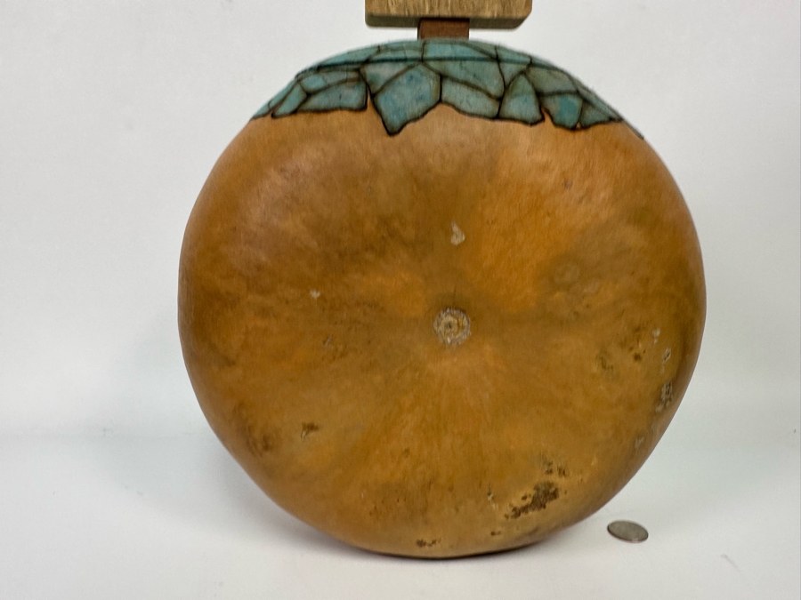 Mark Doolittle Studio Signed Dragonfly Gourd Sculpture 12W X 6D X 14H [Photo 18]