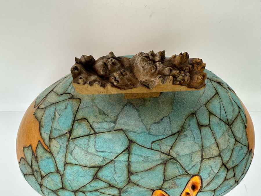 Mark Doolittle Studio Signed Dragonfly Gourd Sculpture 12W X 6D X 14H [Photo 8]