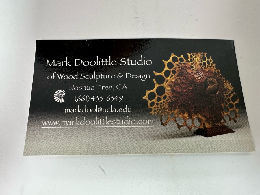 Mark Doolittle Studio Signed Dragonfly Gourd Sculpture 12W X 6D X 14H [Photo 16]
