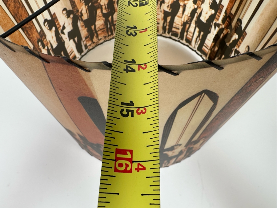 Contemporary Vintage Surfers Print Lamp Shade 14W X 12H [Photo 8]