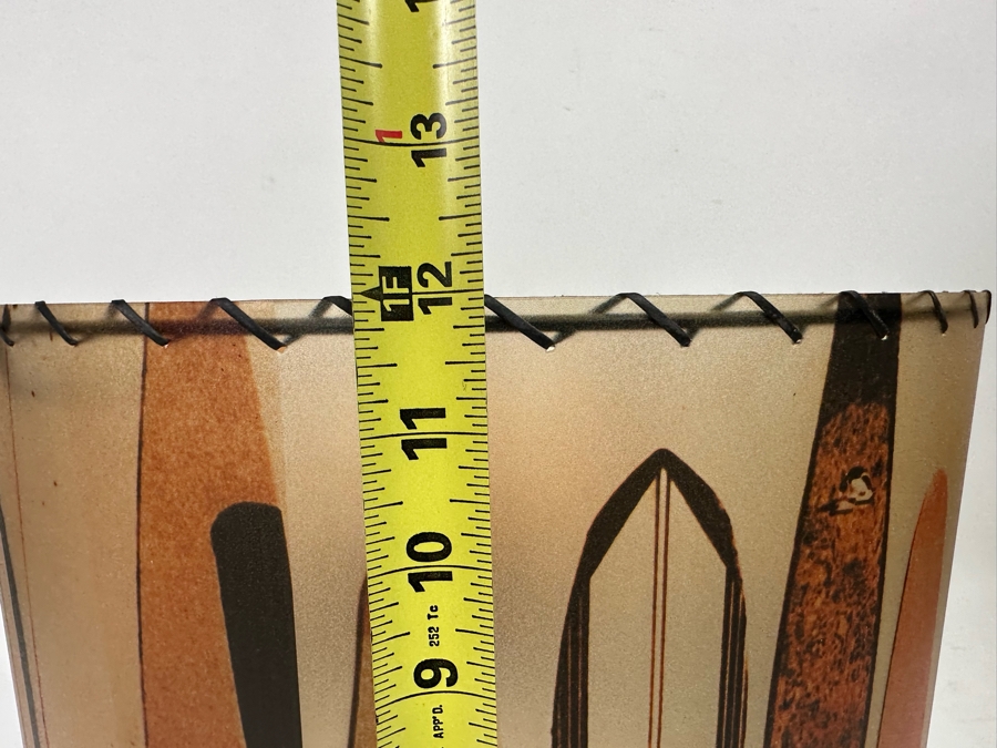 Contemporary Vintage Surfers Print Lamp Shade 14W X 12H [Photo 9]