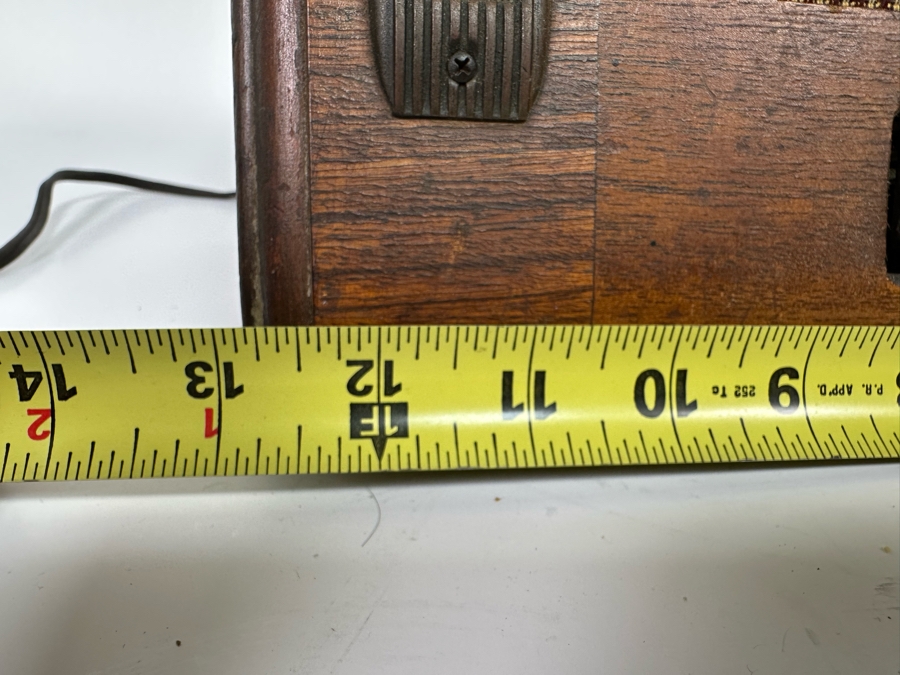 Vintage General Electric Superheterodyne Vacuum Tube Radio Model GD-60 For Display Only - Needs Servicing 13W X 6.5D X 7H [Photo 13]