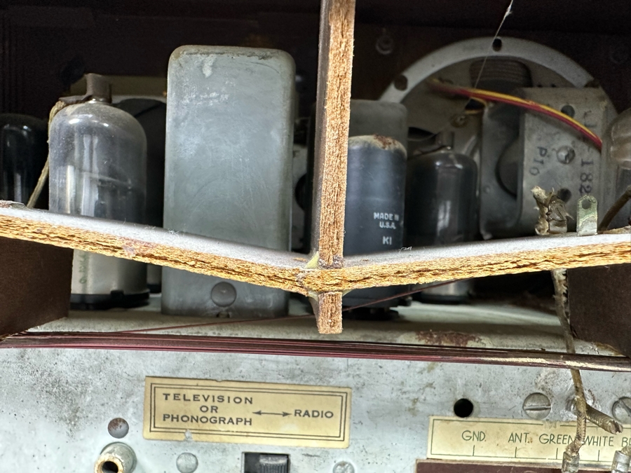 Vintage Art Deco Vacuum Tube Belknap Radio Model 791 - Turns On And Hums But Needs Servicing  [Photo 14]