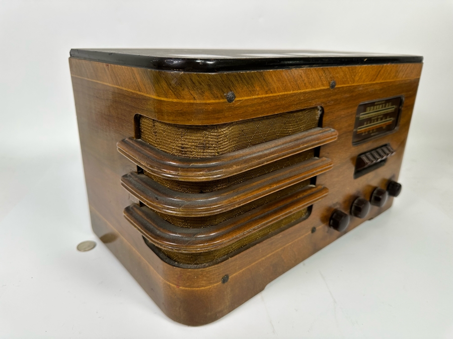 Vintage Art Deco Vacuum Tube Belknap Radio Model 791 - Turns On And Hums But Needs Servicing  [Photo 9]