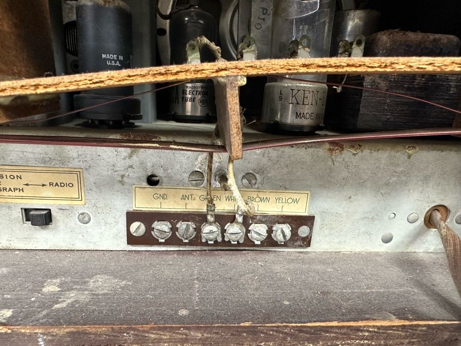 Vintage Art Deco Vacuum Tube Belknap Radio Model 791 - Turns On And Hums But Needs Servicing  [Photo 12]