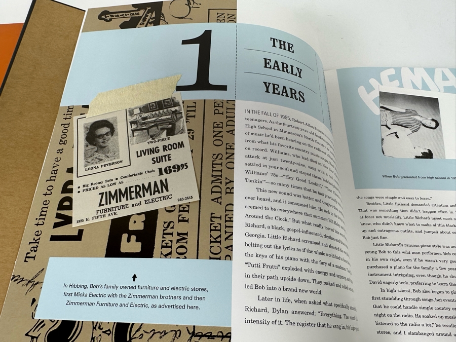 The Bob Dylan Scrapbook 1956-1966 Hardcover Book With Sleeve [Photo 8]