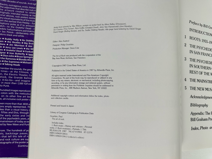 The Art Of Rock Posters From Presley To Punk By Paul D. Grushkin Hardcover Book [Photo 6]