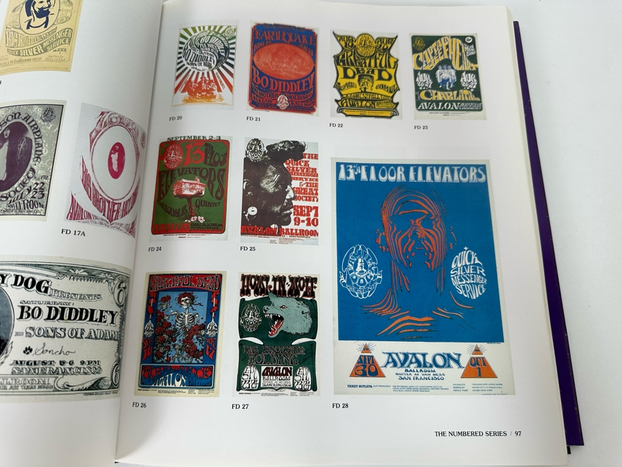 The Art Of Rock Posters From Presley To Punk By Paul D. Grushkin Hardcover Book [Photo 15]