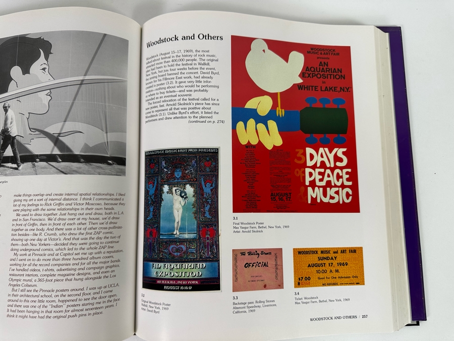 The Art Of Rock Posters From Presley To Punk By Paul D. Grushkin Hardcover Book [Photo 7]