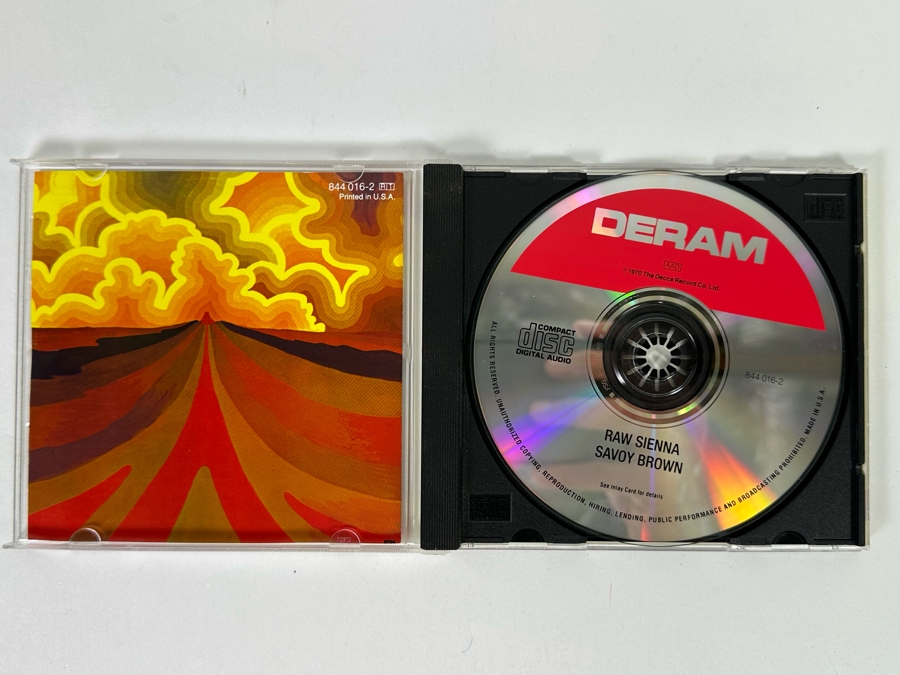 Autographed Savoy Brown Raw Sienna Music CD Signed By Kim Simmonds  [Photo 4]