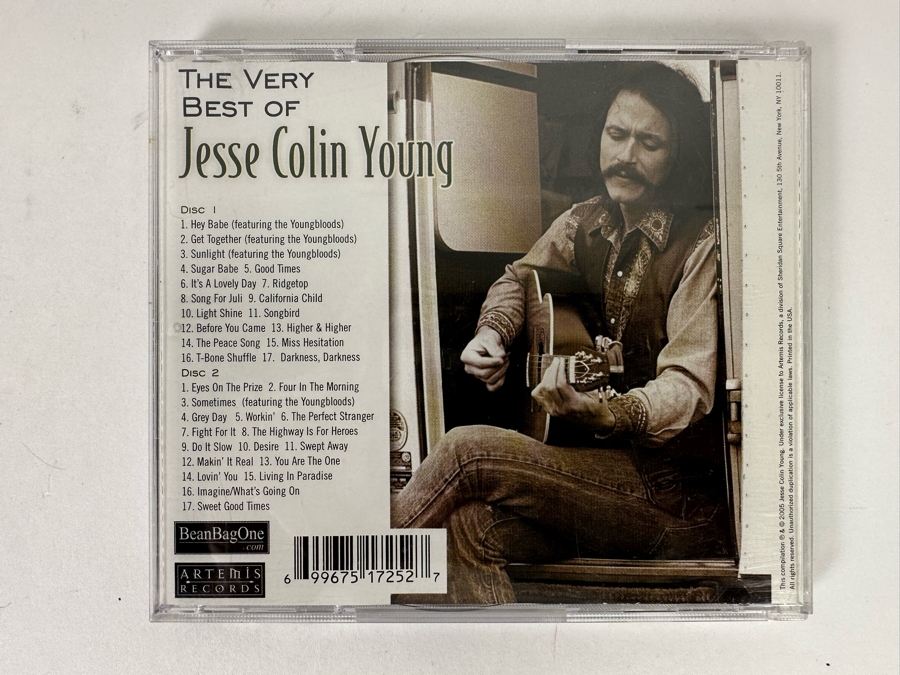 Autographed The Very Best Of Jesse Colin Young Music CD [Photo 4]