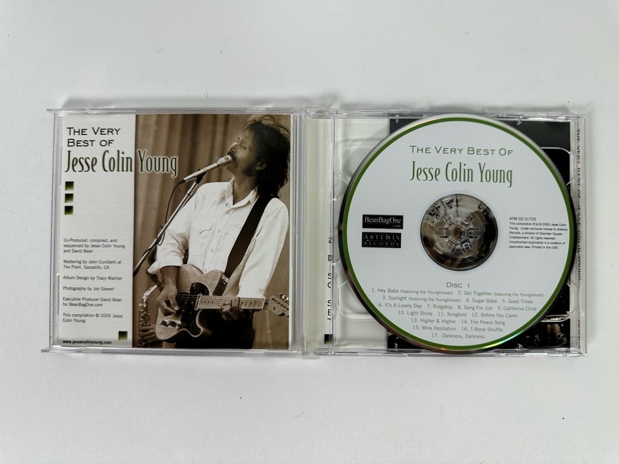 Autographed The Very Best Of Jesse Colin Young Music CD [Photo 3]