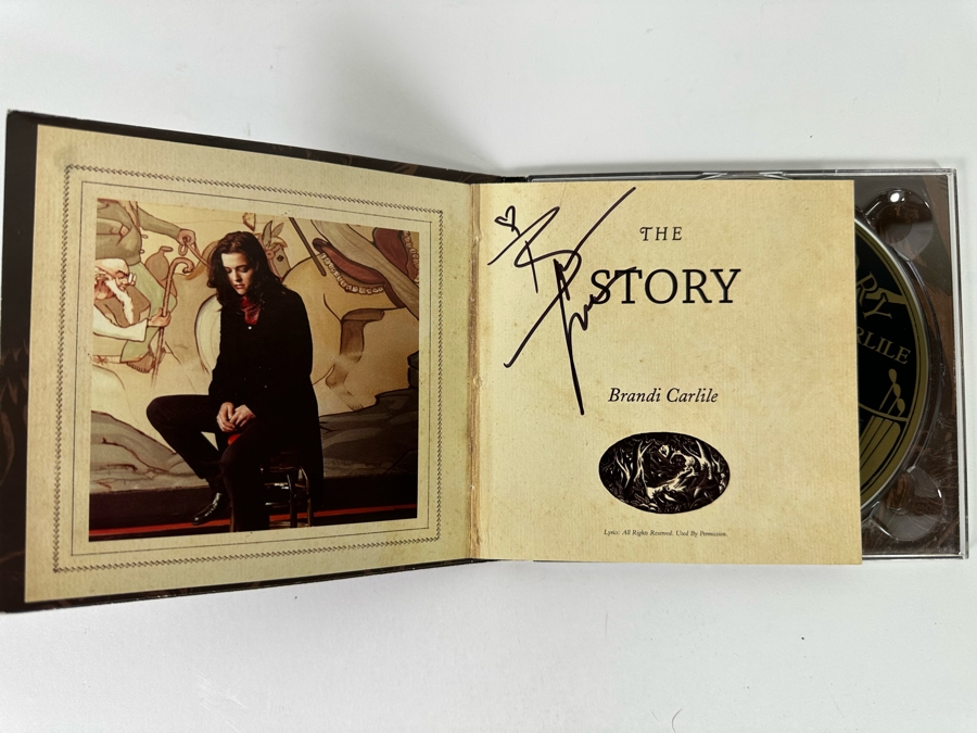 Autographed Brandi Carlile The Story Music CD [Photo 2]