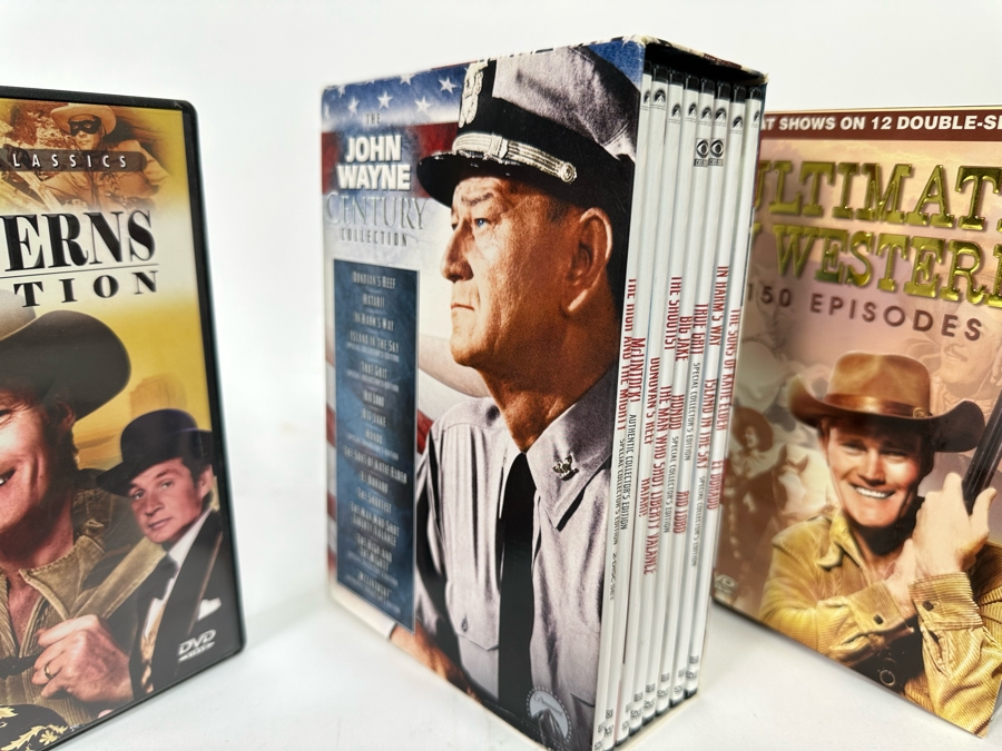 Western DVDs Including The John Wayne Collection and Clint Eastwood The ...