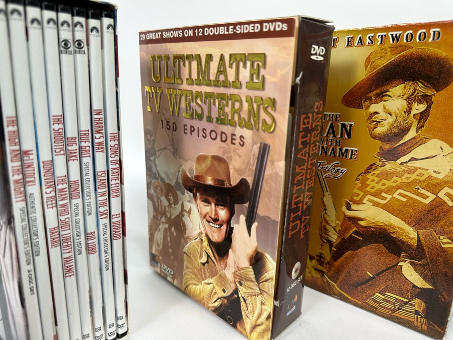 Western DVDs Including The John Wayne Collection and Clint Eastwood The Man With No Name Trilogy [Photo 5]