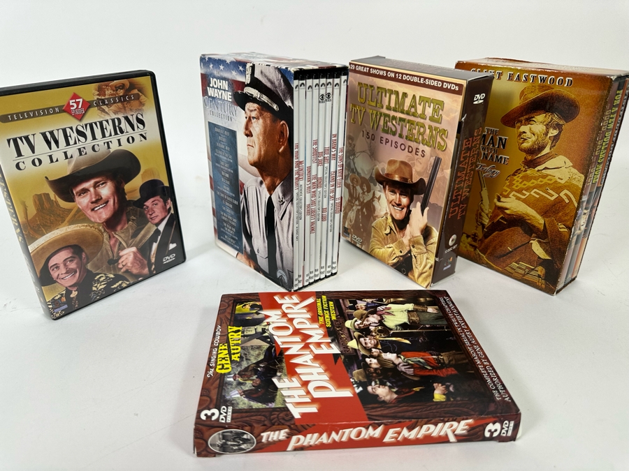 Western DVDs Including The John Wayne Collection and Clint Eastwood The Man With No Name Trilogy [Photo 3]
